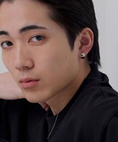 Phoebe ≪TV番組着用商品≫【金属アレルギー対応】ワンタッチワイドフープミニピアス　シルバー/サージカルステンレス