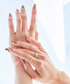 Tiaclasse 【4点セット】クロスデザインリング　アソートセット