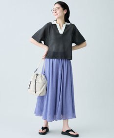 ANY エアーシャンブレースカート