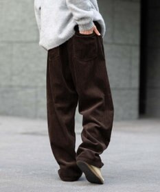 WEGO イージー3Dバレルレッグコーデュロイパンツ