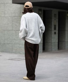 WEGO イージー3Dバレルレッグコーデュロイパンツ