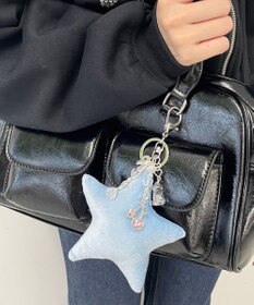 WEGO ベロアスターキーホルダー