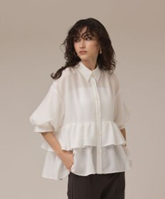 GRACE CONTINENTAL ティアードシャツチュニック