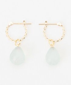 TOCCA 【WEB限定】LEGAME PIERCED EARRINGS S K10 天然石 ピアス S