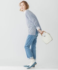 23区 【12色展開/新色追加】ウーステッドウール ビッグシルエット ニット