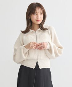 earth music&ecology ＢＩＧカラージップカーディガン