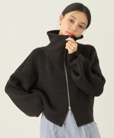 earth music&ecology ＢＩＧカラージップカーディガン