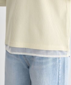 earth music&ecology レイヤード風テレコプルオーバー