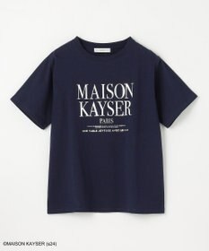 ANY 【MAISON KAYSERコラボ】箔プリントロゴ半袖Tシャツ