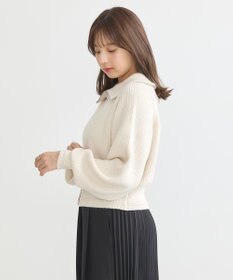 earth music&ecology ＢＩＧカラージップカーディガン