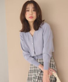 Feroux 【洗える】ビジューボタン2WAY カーディガン