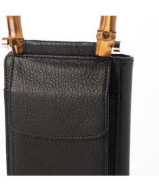 UNBILLION perche バンブーハンドルゴートモバイルウォレットショルダー