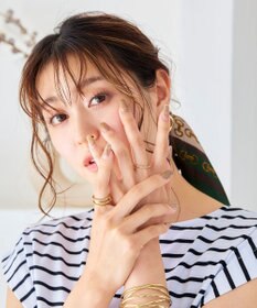 Tiaclasse 【4点セット】クロスデザインリング　アソートセット