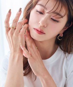 Tiaclasse 【4点セット】クロスデザインリング　アソートセット