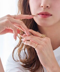 Tiaclasse 【4点セット】クロスデザインリング　アソートセット