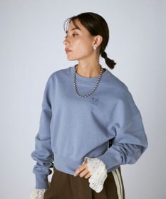 OP／FILA 【Kappa】ショート丈 ドロップショルダー 裏毛スウェット