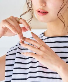 Tiaclasse 【4点セット】クロスデザインリング　アソートセット