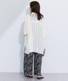 Green Parks スラブシアーシャツチュニック