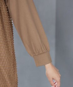 Tiaclasse ポンチ×ジャガードドッキングチュニック