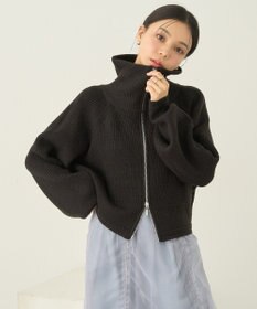 earth music&ecology ＢＩＧカラージップカーディガン