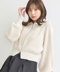 earth music&ecology ＢＩＧカラージップカーディガン