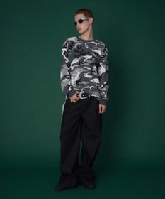 WEGO 【ユニセックス着用ITEM】ワッフルロゴT（長袖）