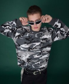 WEGO 【ユニセックス着用ITEM】ワッフルロゴT（長袖）