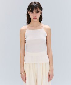 BEIGE， 【洗える・Oggi 10月号掲載】MARINO / コットンリブキャミソール