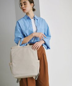 TOPKAPI 【Breath TOPKAPI】防水ナイロン レザーコンビ PC対応 トート リュック バックパック