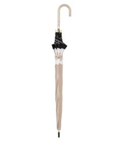 MOONBAT LANVIN en Bleu 【耐風】長傘 サテンプリントフラワー