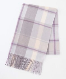 ANY SIS 【洗える】フワリーチェック ストール