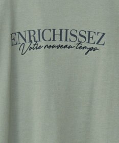 Green Parks フレンチスリーブ刺繍シンプルロゴプルオーバー