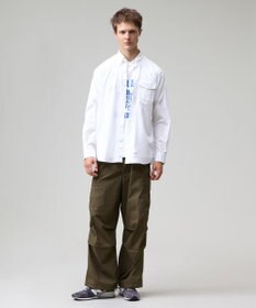 J.PRESS MEN 【J.PRESS ORIGINALS】【UNISEX】Cotton Broad Cloth B.D. Shirt / Baggy-Fit