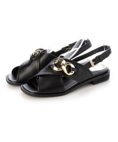 ing <ing>チェーンモチーフサンダル