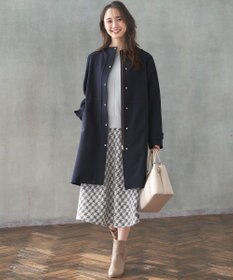 ANY SIS S 【洗える】フーデットロング アウター