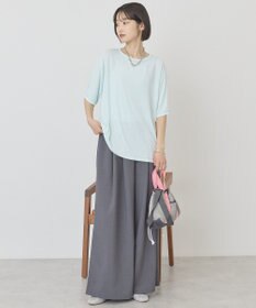 AMERICAN HOLIC 【先行予約】【マルチ機能】配色ステッチルーズTシャツ
