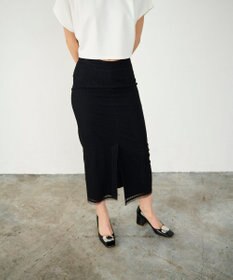 GRACE CONTINENTAL ラッセルメッシュスカート