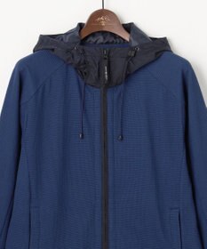 JOSEPH ABBOUD MOUNTAIN 【異素材コンビネーション】グリットワッフルアクティブパーカー