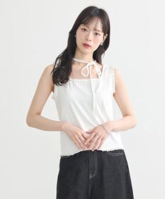 earth music&ecology マルチｗａｙネックホルターレースタンク