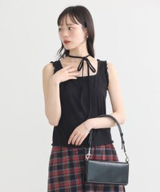 earth music&ecology マルチｗａｙネックホルターレースタンク