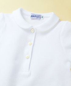 MIKI HOUSE HOT BISCUITS 【ミキハウス】【95-130cm】 カノコ素材の半袖ポロシャツ(丸襟)