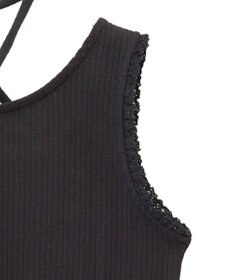 earth music&ecology マルチｗａｙネックホルターレースタンク