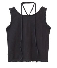 earth music&ecology マルチｗａｙネックホルターレースタンク