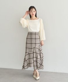 earth music&ecology ティアードイレヘムスカート