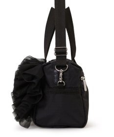 LeSportsac RUFFLE EVERYDAY SM SATCHEL/ブラックレースラッフル