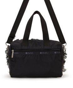 LeSportsac RUFFLE EVERYDAY SM SATCHEL/ブラックレースラッフル