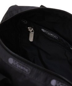 LeSportsac RUFFLE EVERYDAY SM SATCHEL/ブラックレースラッフル