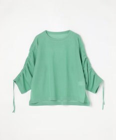 ANY シアーシャーリングスリーブニット