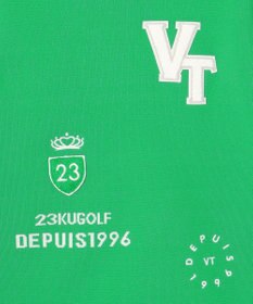 23区GOLF 【WOMEN】【ウォッシャブル】グラフィックダブルジャガードニット