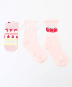 ANY KIDS 【3点セット】ソックス （イチゴ）